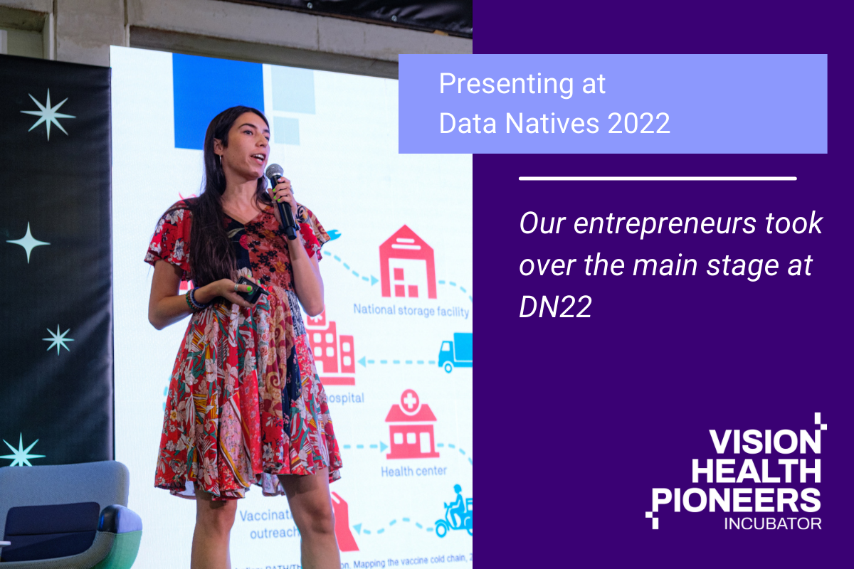 Taking over the main stage at Data Natives 2022!