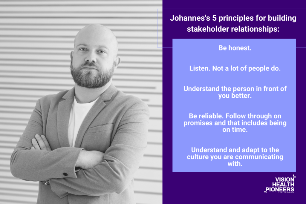 Johannes Steger: 5 principles for building and maintaining stakeholder relationships