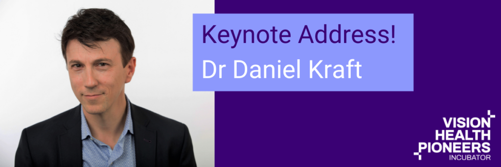 Dr Daniel Kraft M.D., leader in the future of health, medicine and technology,