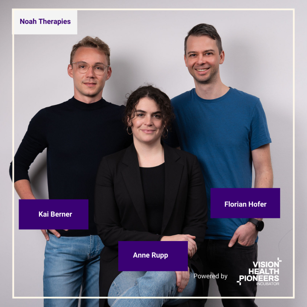 Noah Therapies - Cohort 4 - Vision Health Pioneers Incubator