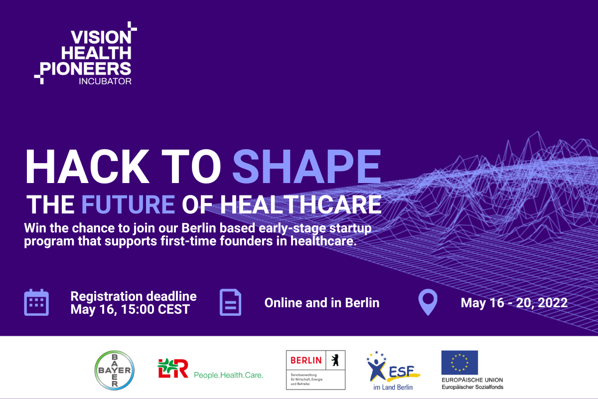 Vision Health Pioneers Hackathon May 2022