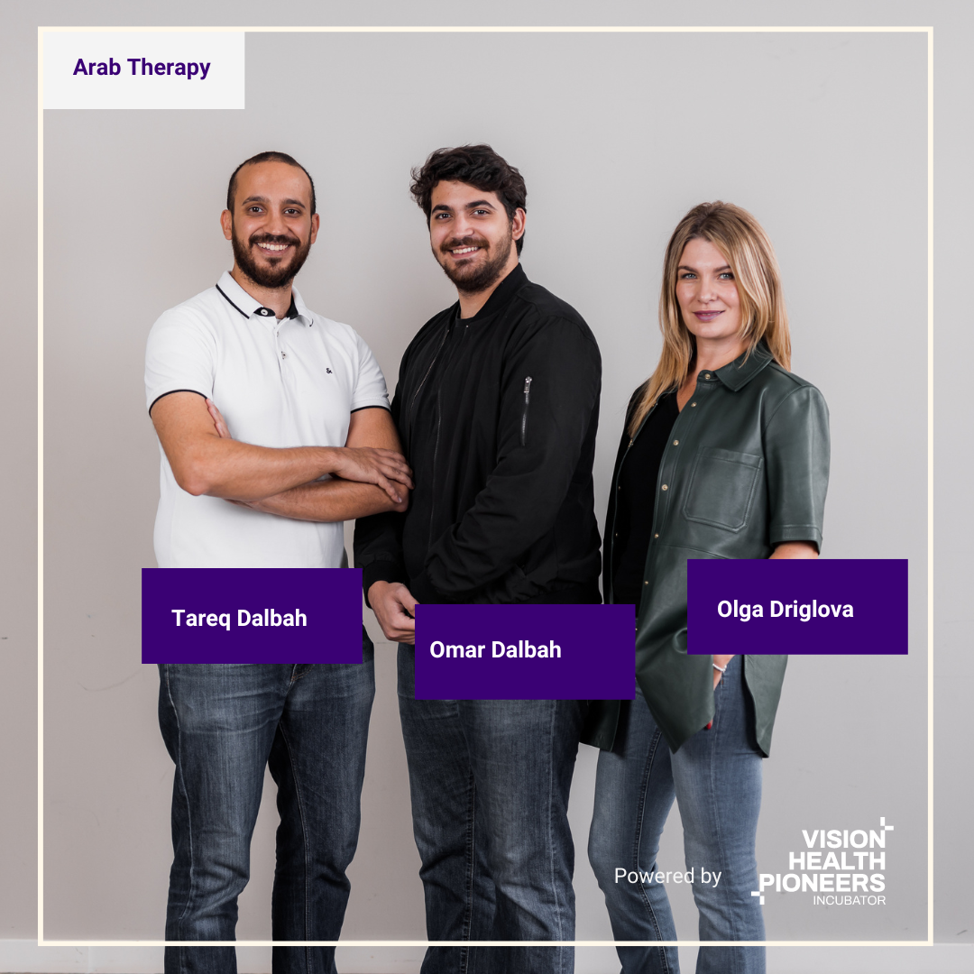 healthcare startup Arab Therapy - cohort 5 vision health pioneers incubator