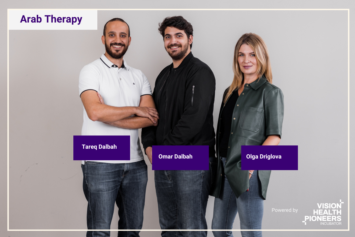 Arab Therapy healthcare startup vision health pioneers incubator